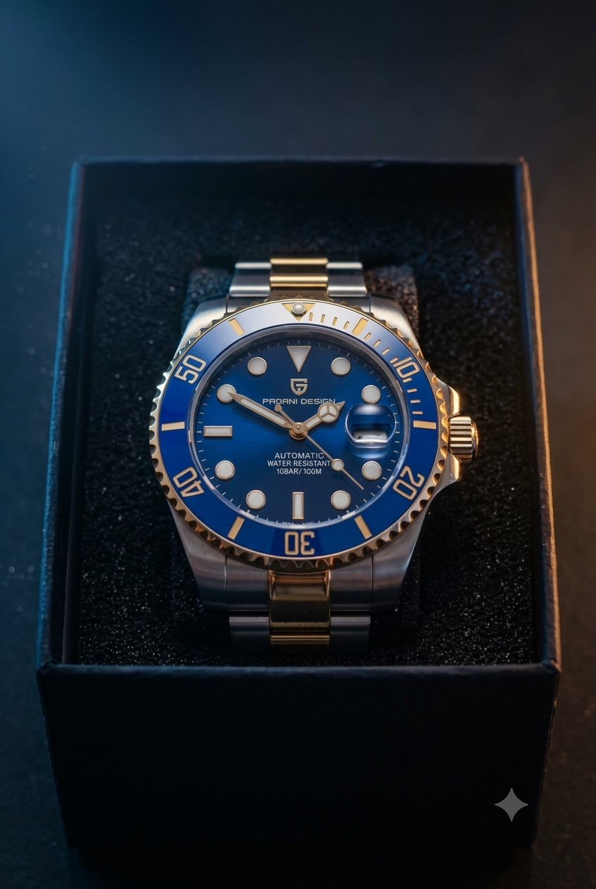 Pagani design submariner "Bluesy" automatic watch