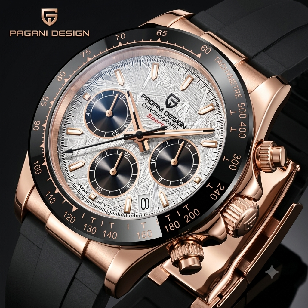 Pagani Design Daytona Oysterflex (Meteorite dial)