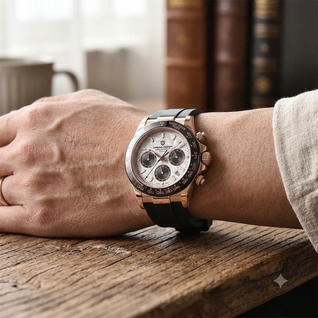 Pagani Design Daytona Oysterflex (Meteorite dial)