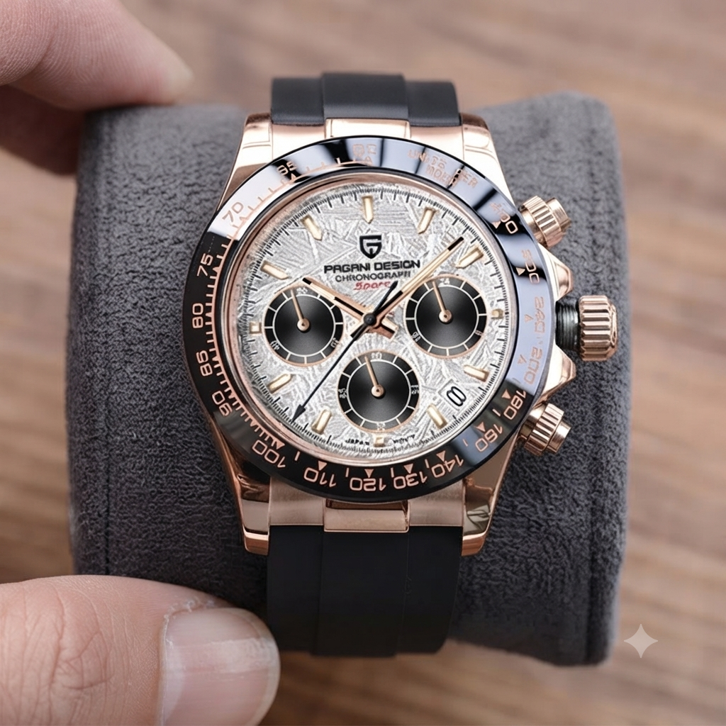 Pagani Design Daytona Oysterflex (Meteorite dial)