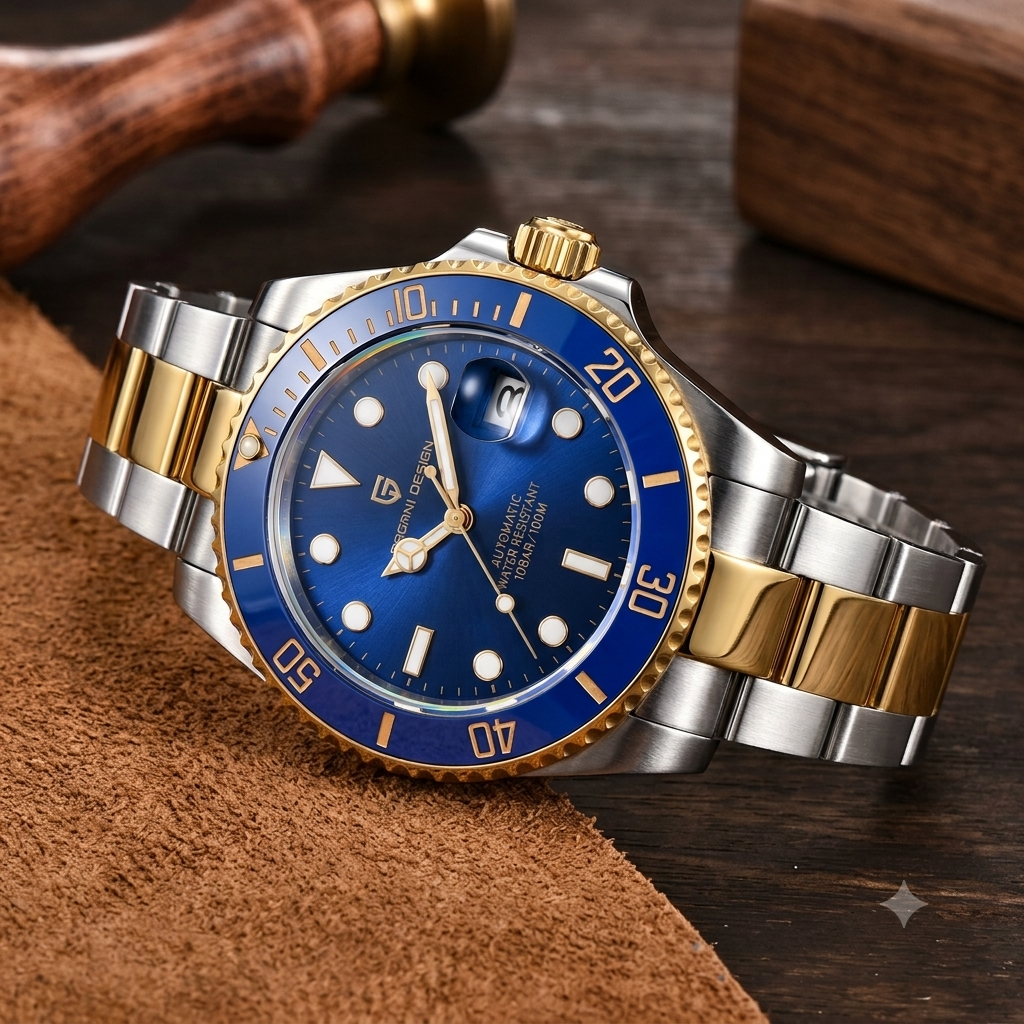 Pagani design submariner "Bluesy" automatic watch