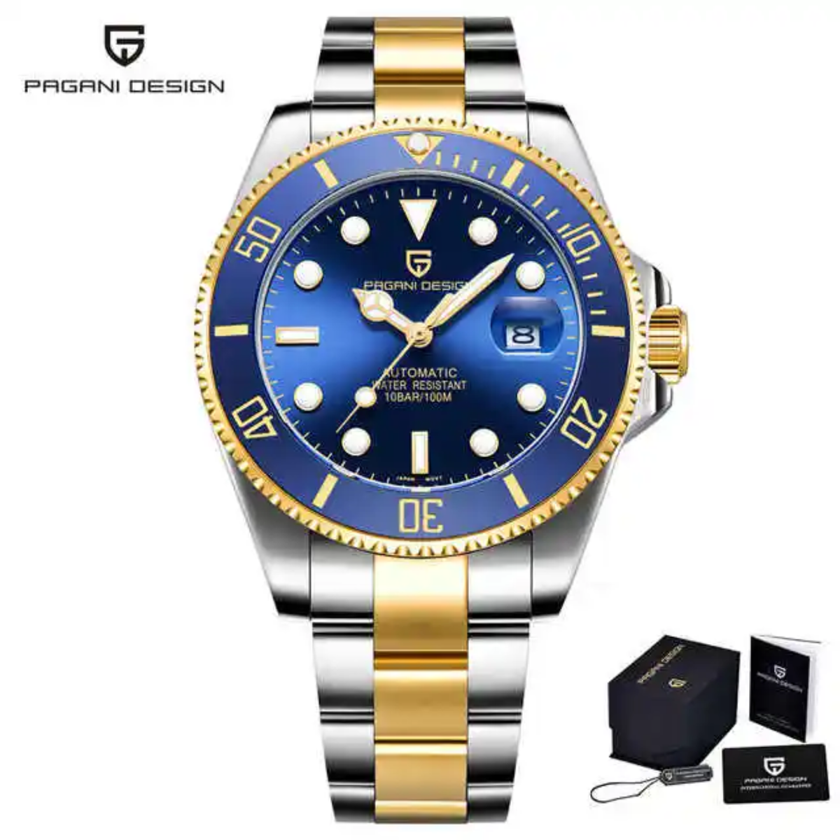 Pagani design submariner "Bluesy" automatic watch