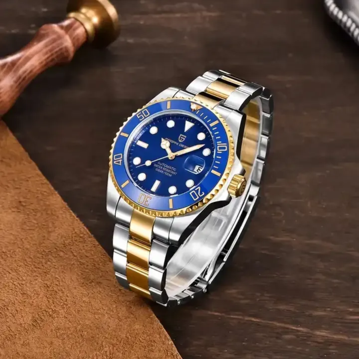 Pagani design submariner "Bluesy" automatic watch