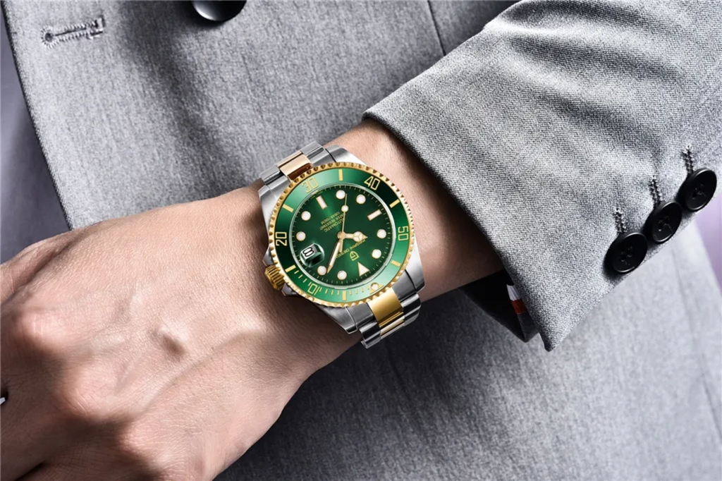 Pagani Design Submariner green gold edition